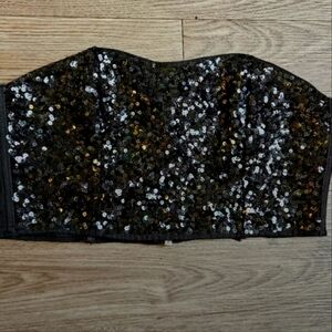 VICTORIA'S SECRET PINK Sequin Crop Top
